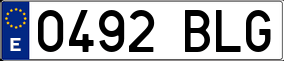 Truck License Plate